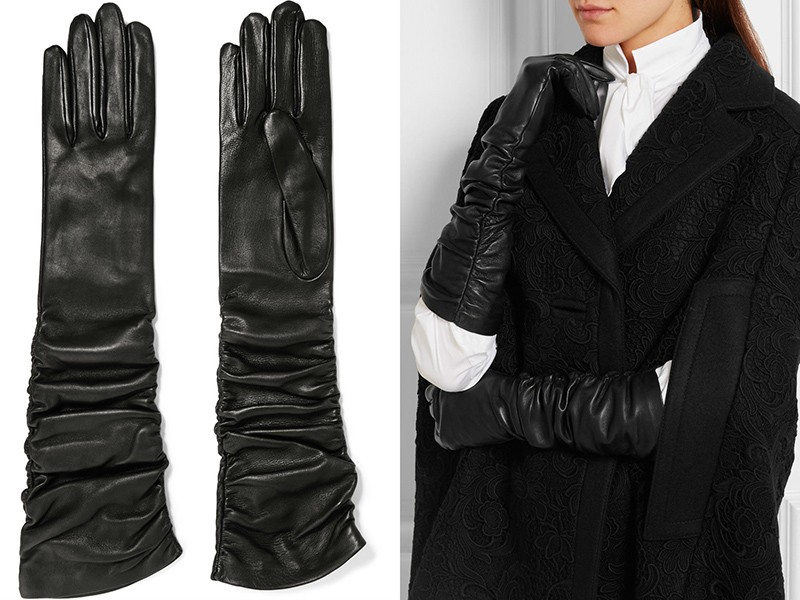 Стильные женские кожаные перчатки – длинные, короткие, кожаные, без пальцев, сенсорные, черные, красные, белые