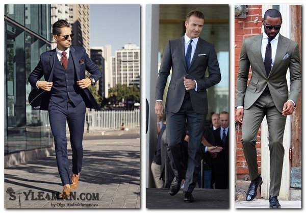 Как должен сидеть мужской костюм, фото пиджаков, брюк и сорочек для мужчин