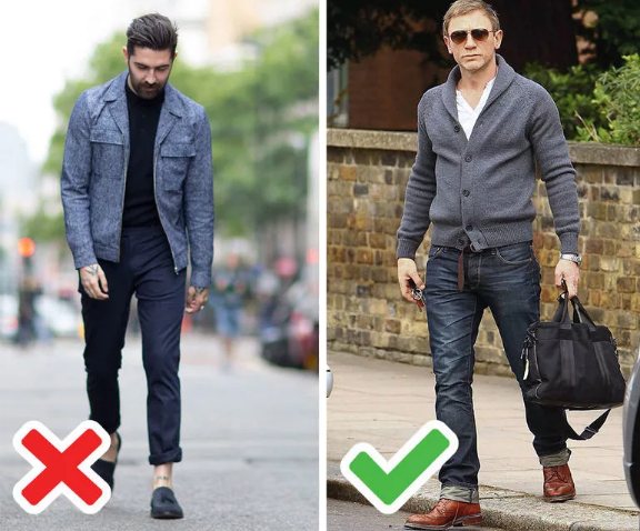 мужские джинсы подвернуть правильно