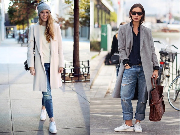 Как подвернуть джинсы модно, с сохранением низа, широкие женские