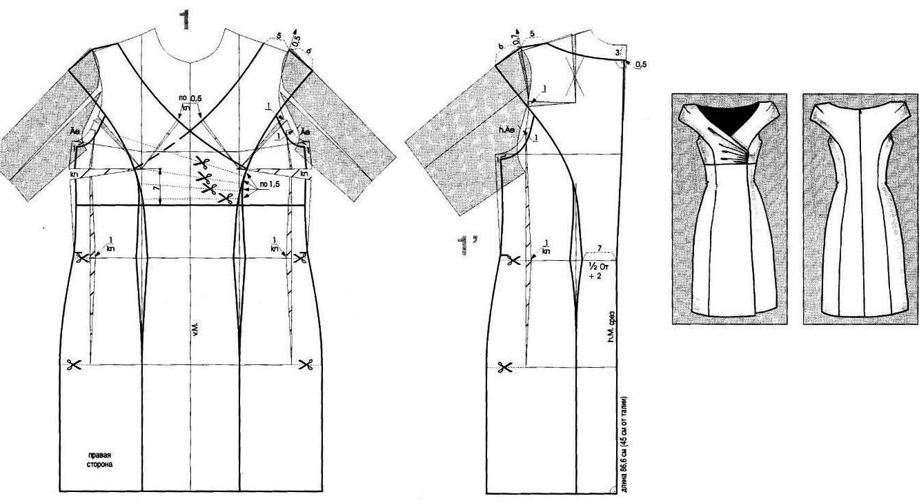 Выкройка: расчет, как строить основу, построение, самый понятный способ