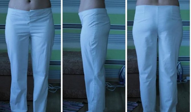 Как заузить брюки к низу в домашних- рецепт пошаговый с фото