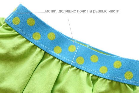 Как пришить резинку к юбке вместо пояса правильно