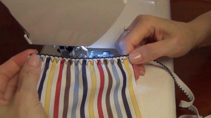 Как пришить резинку к юбке вместо пояса правильно