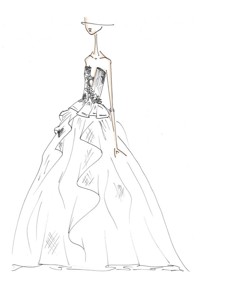 Как нарисовать платье карандашом поэтапно: инструкция по рисованию красивого платья (для девушки, принцессы или куклы)