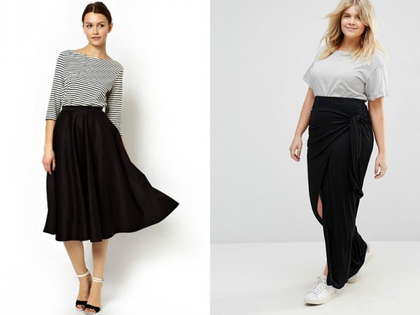 Трикотажные юбки на резинке (33 фото)– комфортные и элегантные модели