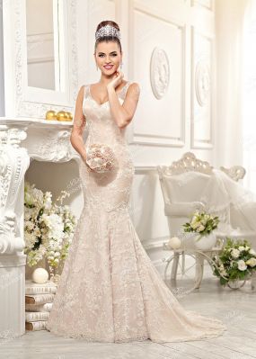 Свадебное платье фасона русалка EV016