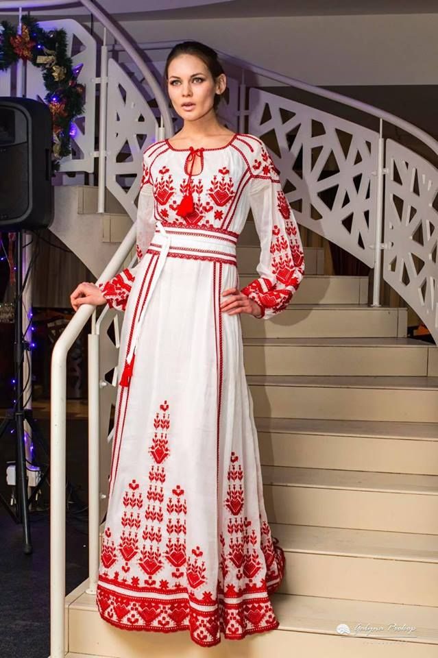 свадебное платье в стиле русском фото