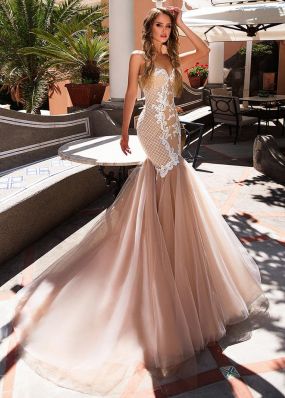 Свадебное платье силуэта русалка SDV006