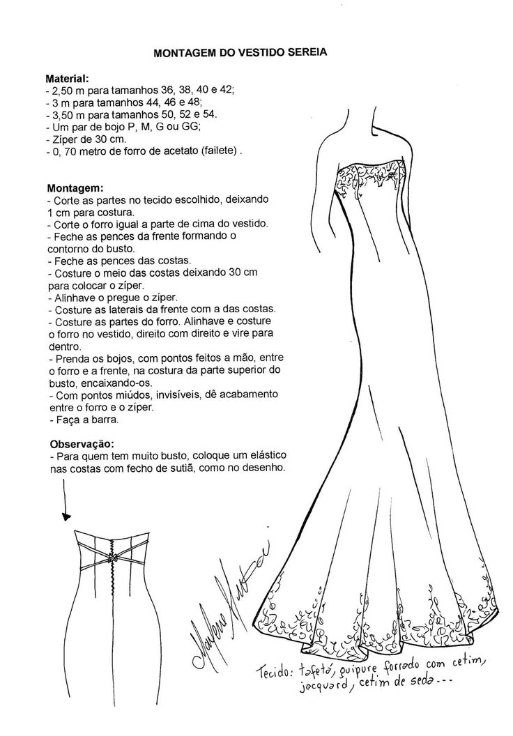 Как сшить свадебное платье своими руками – пошаговая инструкция