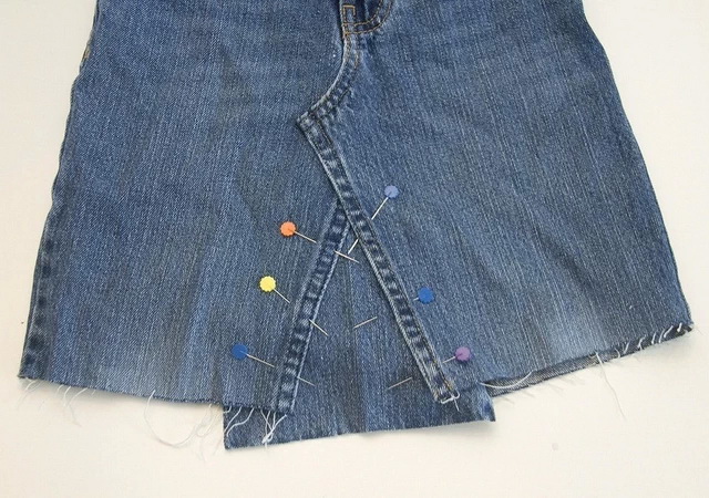 Как сшить юбку из старых джинсов: пошаговые инструкции с фото и видео