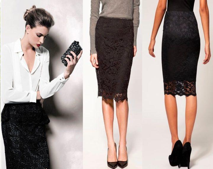 Неповторимая и загадочная кружевная юбка - стиль современной модницы - Модноход