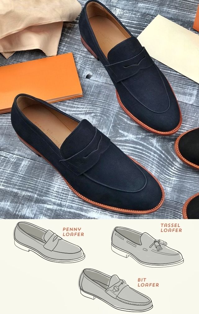 Мужская классическая обувь - лоферы