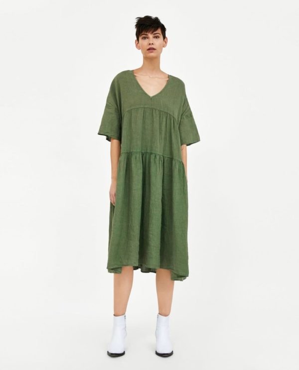зеленый в пижамном стиле