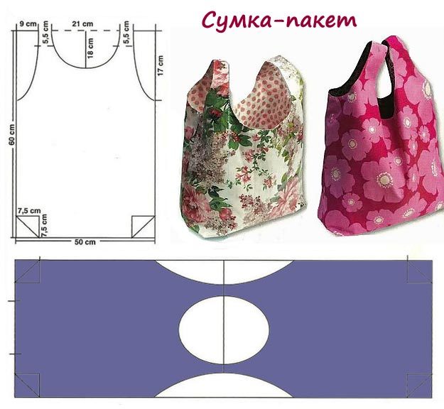 Пляжная сумка своими руками: выкройки, как сшить из ткани разные модели