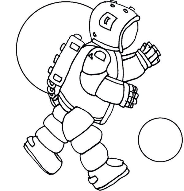 Трафарет ракеты, космонавта для аппликации - шаблон, фото