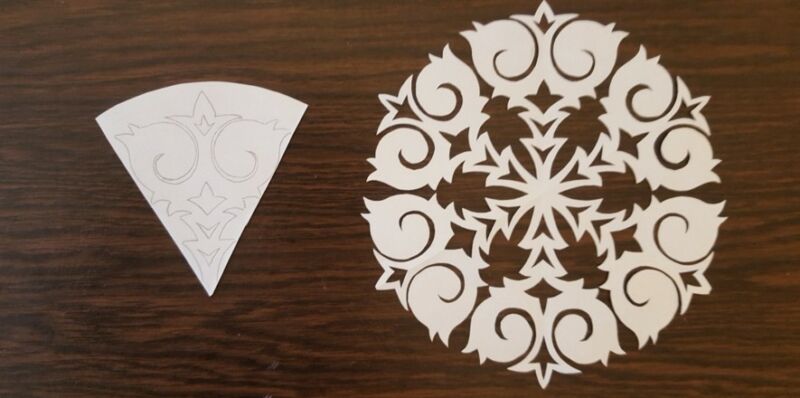 Красивые снежинки из бумаги — 70+ схем как вырезать снежинку