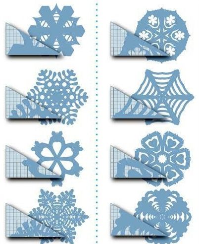 Снежинки из бумаги: шаблоны для вырезания + схемы. Скачивай и распечатывай! этап 39