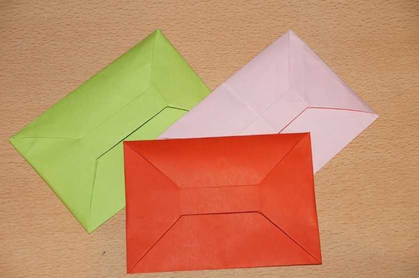 ✉ Как сделать конверт из листа А4 своими руками: мастер-классы