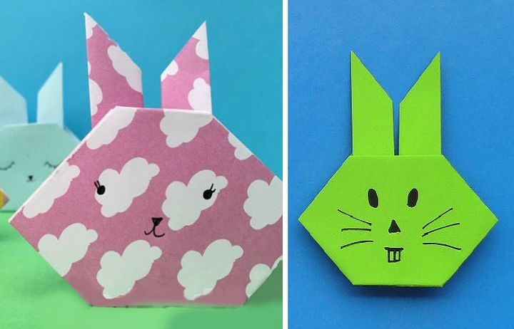 Кролик-оригами