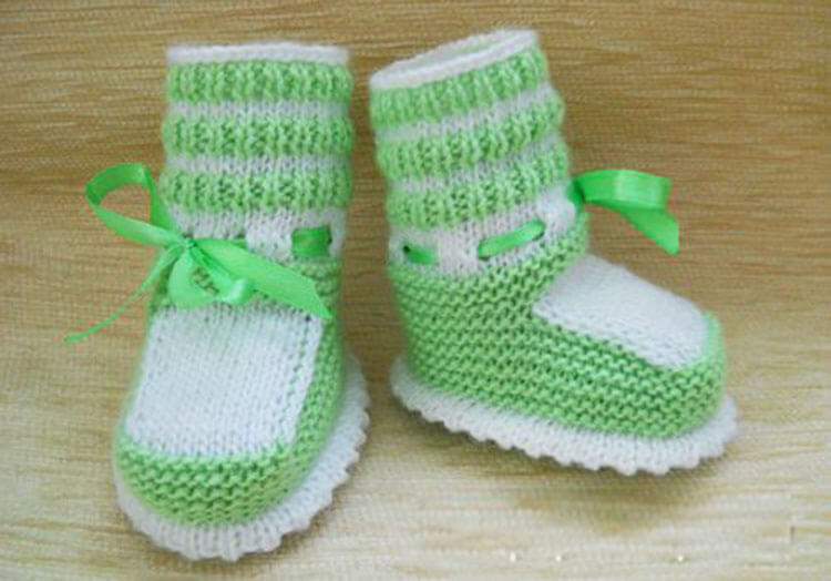 Пинетки для новорожденных малышей спицами: что можно связать для первой обуви малышам pinetki spicami s opisaniem i skhemami 46
