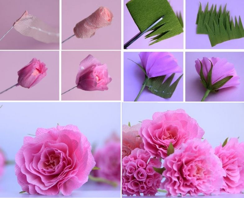 Как сделать цветок из бумаги - популярные схемы и шаблоны. Как сделать скрученные цветы, цветы-слойки, цветы-помпоны