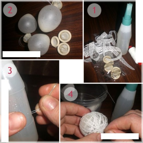 Как сделать шар из ниток и клея ПВА поэтапно с фото для начинающих