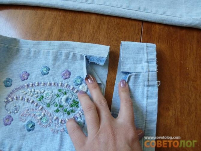 Как удлинить джинсы своими руками - мастер класс с пошаговыми фото