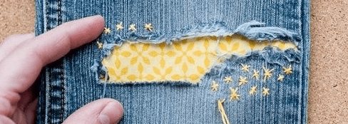 Вышивка на джинсах крестиком и гладью — пошаговая инструкция