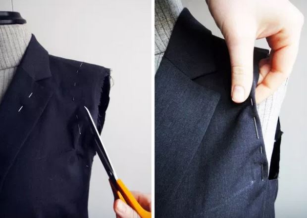 Как сделать жилет из пиджака: мастер-класс