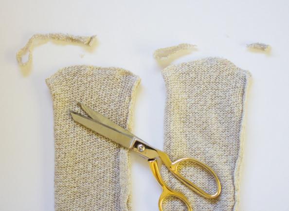 Как сшить носки из свитера