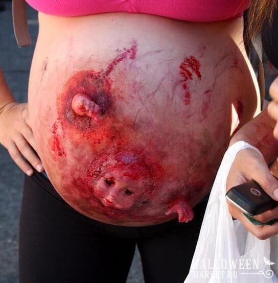 Ребенок в животе у беременной женщины