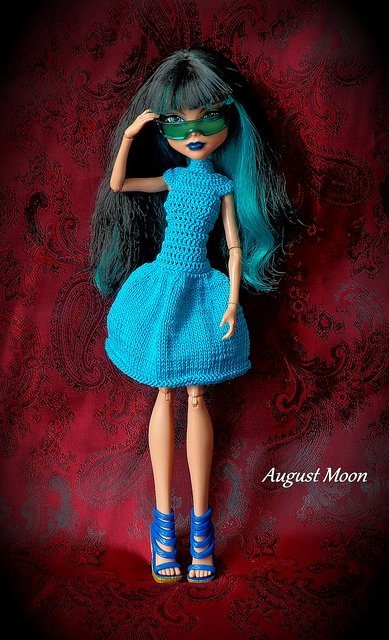 Выкройки одежды для кукол Монстер Хай: как сшить своими руками платье