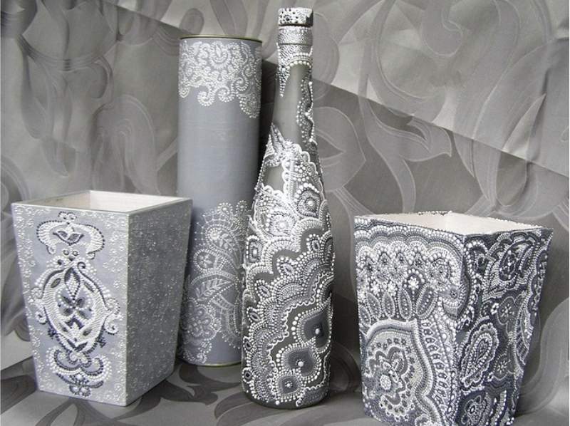 Идеи точечной росписи для керамической вазы