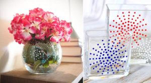 Идеи точечной росписи стеклянной вазы