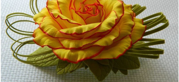 Роза из фоамирана своими руками: мастер-класс с пошаговыми фото