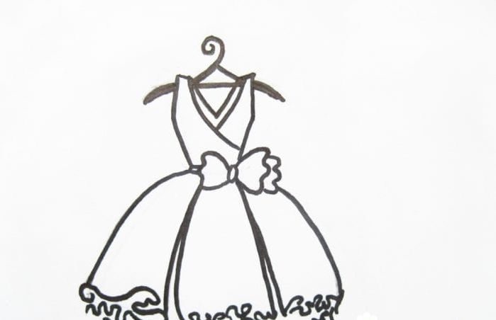 Как нарисовать платье красиво: поэтапное создание рисунка для детей и начинающих художников