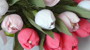 Тюльпан из бумаги (84 фото): подробная пошаговая инструкция по созданию бумажных цветов