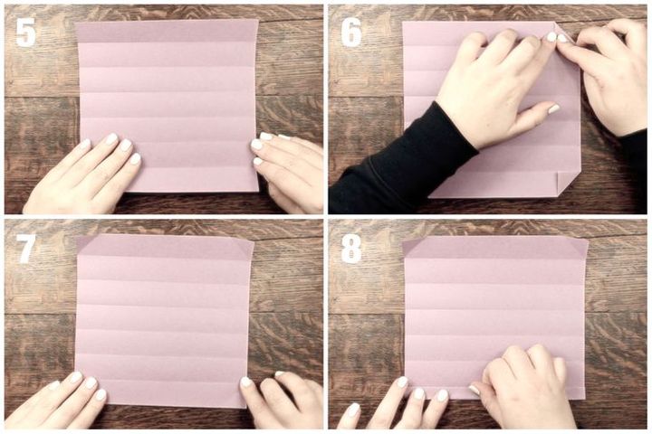 Поэтапная сборка пенала в технике оригами 