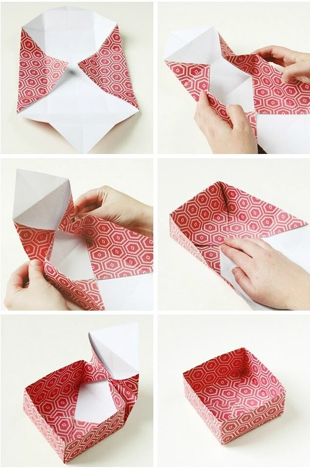 Как сделать из бумаги коробку: пошаговая инструкция с фото и видео