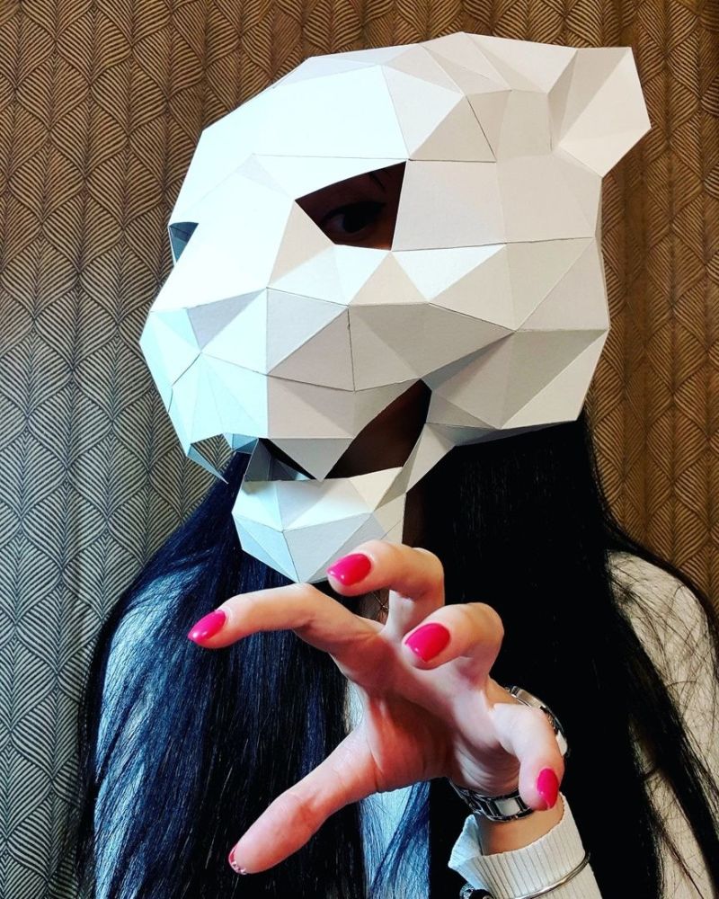 Как сделать маску на хэллоуин своими руками - простая инструкция