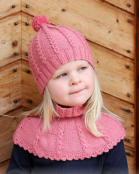 Красивые шапки для девочки: вяжем спицами на зиму shapka spicami dlya devochki 34