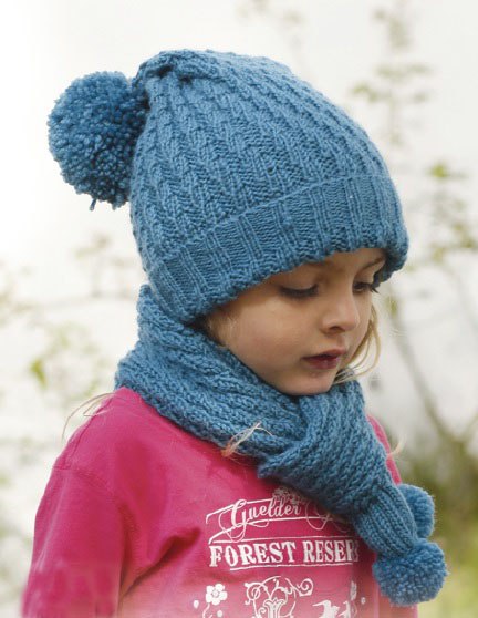 Вязание шапочек для детей от 0 до 3 лет с описанием и схемами спицами: фото