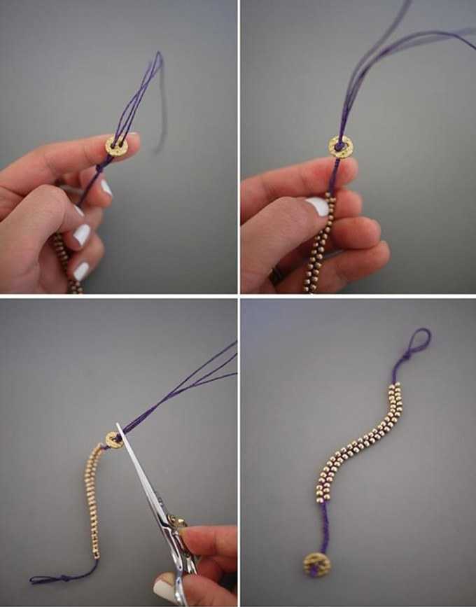 Браслеты своими руками: 10 способов как сделать браслет из ниток, из бусин, из резиночек для начинающих с фото