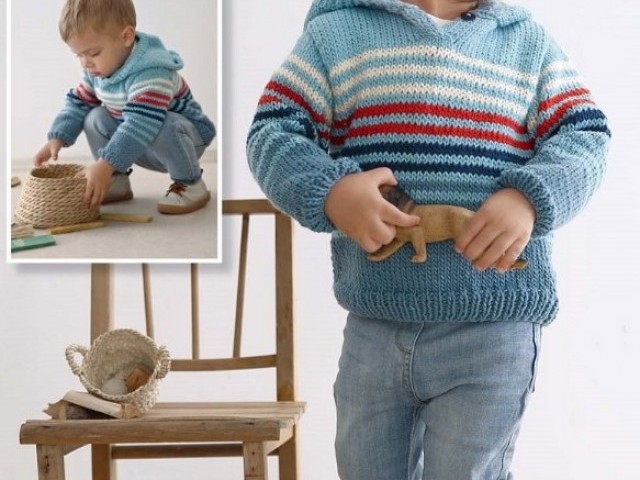 Схемы вязания для мальчиков » Схемы спицами и крючком