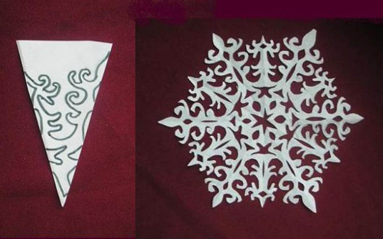 Красивые оригинальные снежинки на Новый год: создаем своими руками, шаблоны с фото snezhinki iz bumagi svoimi rukami 91
