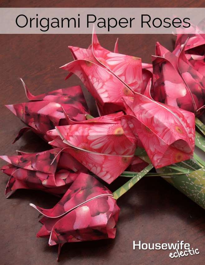 как сделать цветы оригами своими руками