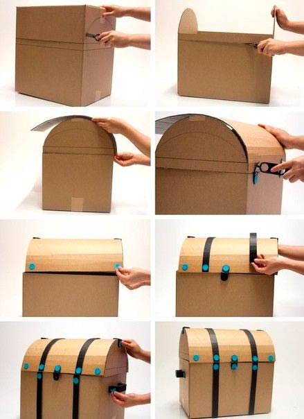 Создание сундука из коробки