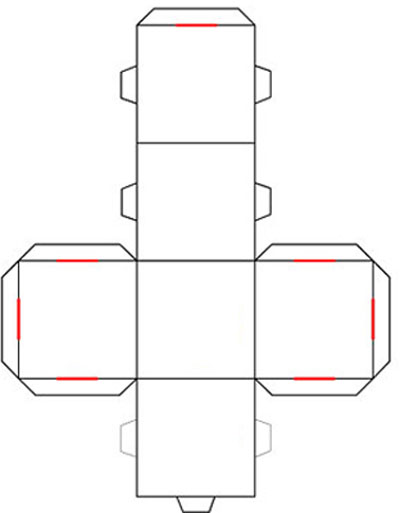 Как сделать куб из бумаги или картона: схема с фото и видео
