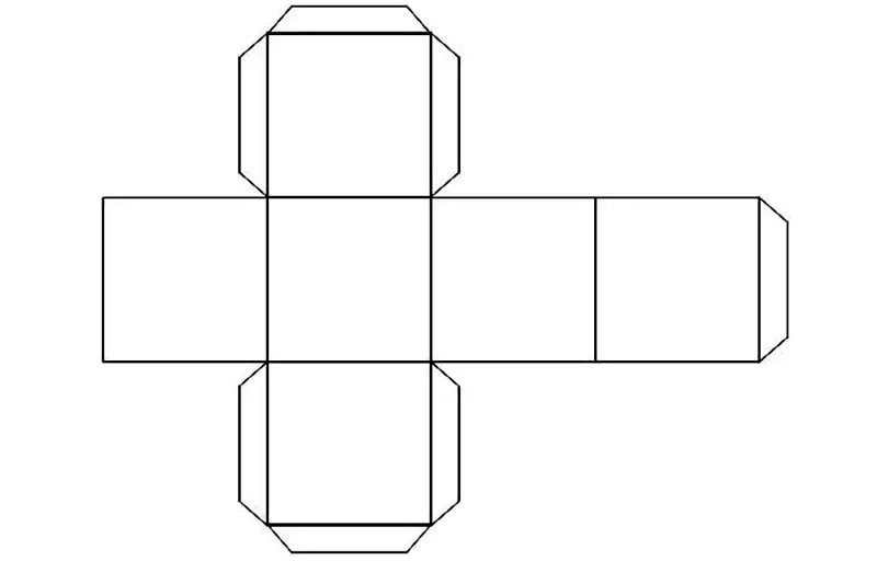 Развёртку для куба достаточно лишь распечатать и вырезать – это самый простой способ быстро сделать поделку